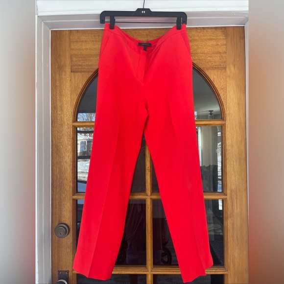 Bcbgmaxazria Tomato Red/orange Andy Pant Size 8 - Picture 2 of 6